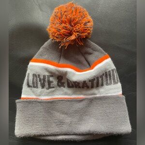 CARRUTH CELLARS love & gratitude pom pom beanie